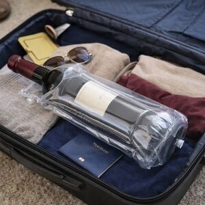 Lot of 2 Travelon Clear Inflatable Bottle Pouches — New with Tags